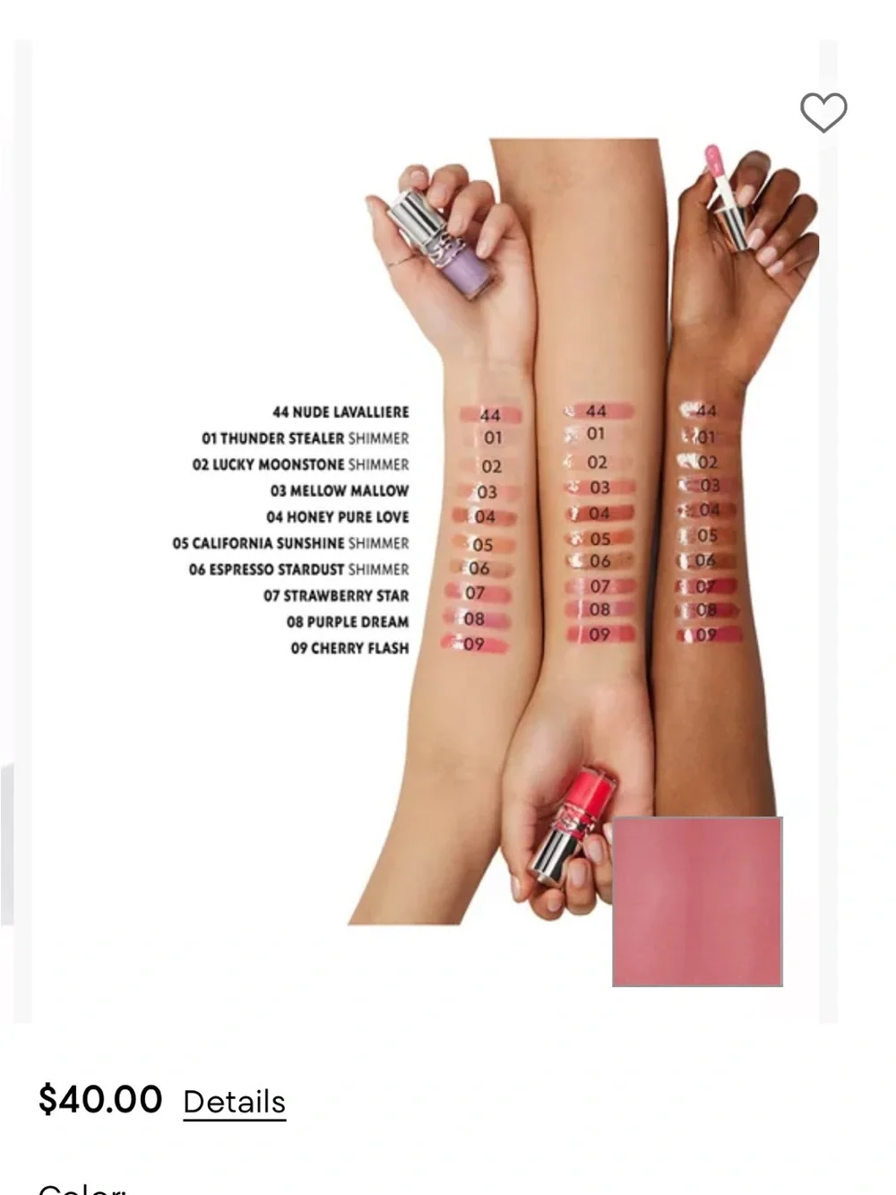 Yves Saint Laurent YSL Loveshine Plumping Lip Oil Gloss with Hyaluronic Acid